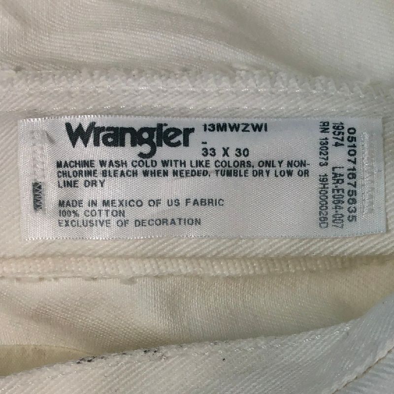 古着 Wrangler ホワイトデニムパンツ | Flamingo Online 古着屋