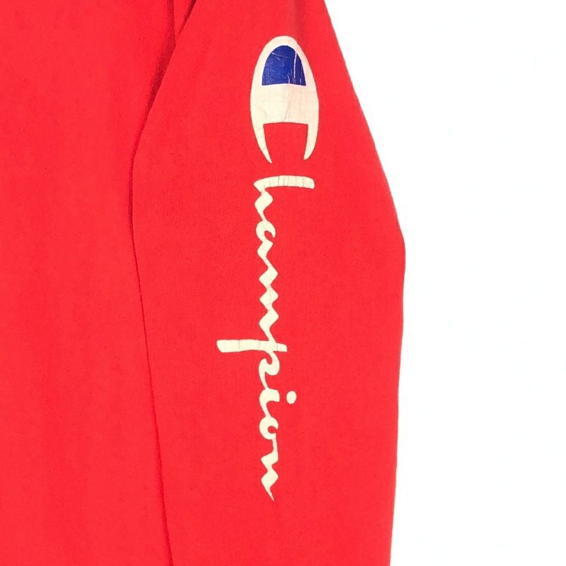 古着 90s USA製 champion 袖プリントロンT | Flamingo Online 古着屋 
