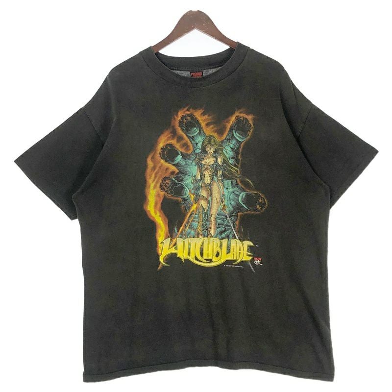 トワイライト ゾーン USA製 80s ビンテージ Tシャツ 映画 ムービー 90's TULTEX ''The TWILIGHT ZONE'' プリントTシャツ ブラック 表記(L