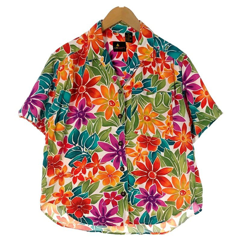 古着 Lizsport オープンカラー花柄シャツ | Flamingo Online 古着屋