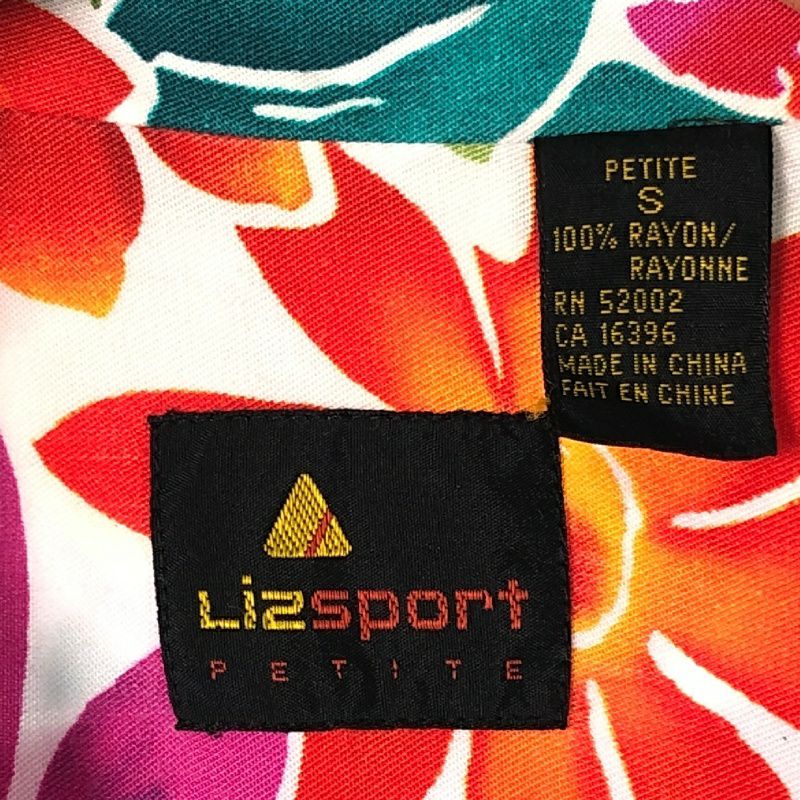 古着 Lizsport オープンカラー花柄シャツ | Flamingo Online 古着屋