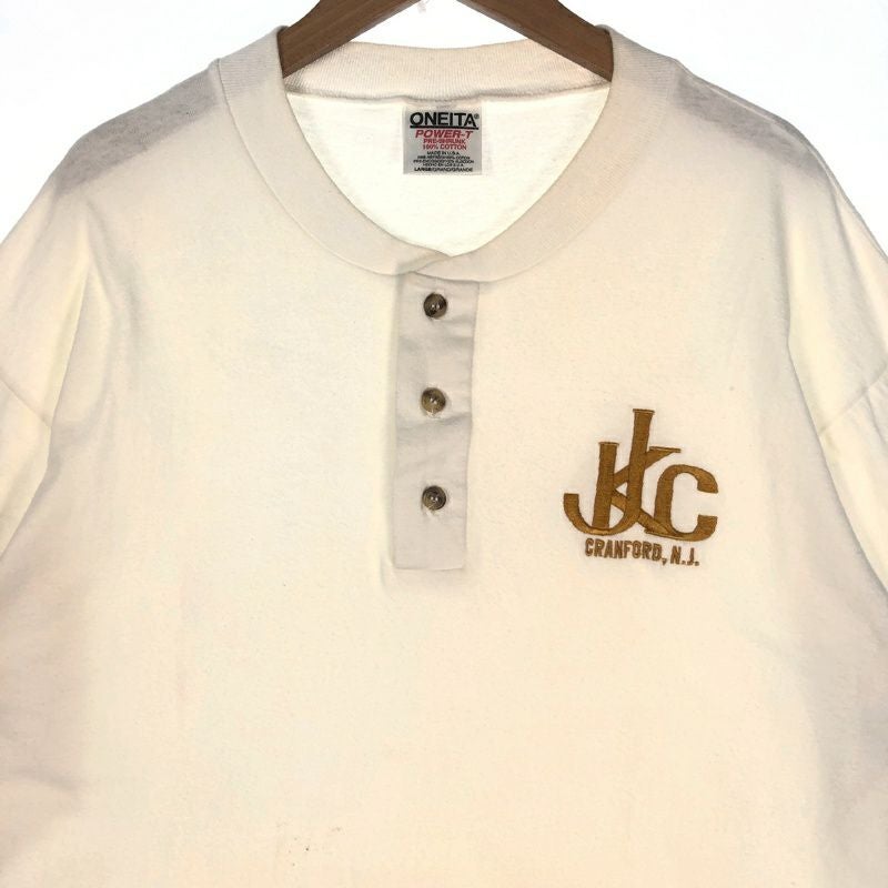 古着 90s USA製 ONEITA ヘンリーネックTシャツ | Flamingo Online 古着
