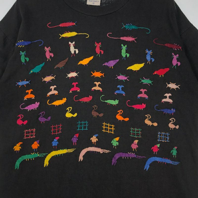 古着 Cricket by the Creek グアテマラ 刺繍Tシャツ | Flamingo Online