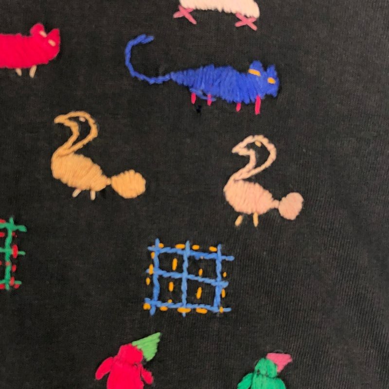 古着 Cricket by the Creek グアテマラ 刺繍Tシャツ | Flamingo Online
