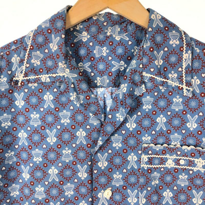 No.1872 VINTAGE ヴィンテージ 古着 総柄シャツ オープンカラー No.1872 VINTAGE ヴィンテージ 古着 総柄シャツ オープンカラー 【公式
