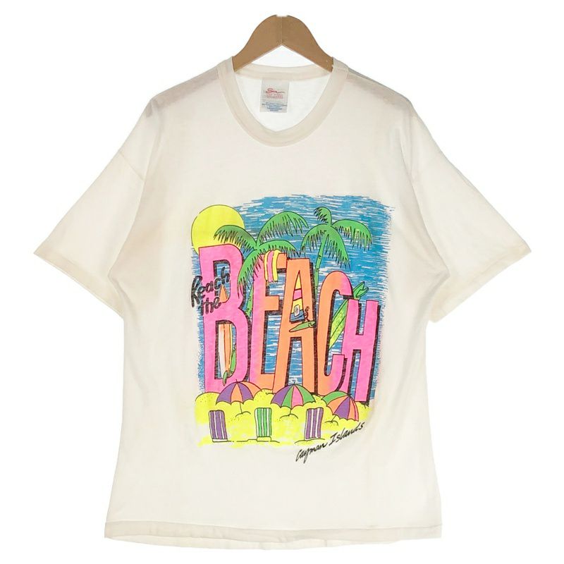 古着 SunCLUB ネオンカラー プリントTシャツ | Flamingo Online 古着屋