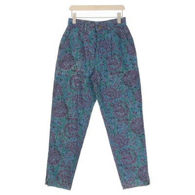 古着 70s 花柄 ポリエステル ワイドパンツ | Flamingo Online 古着屋 