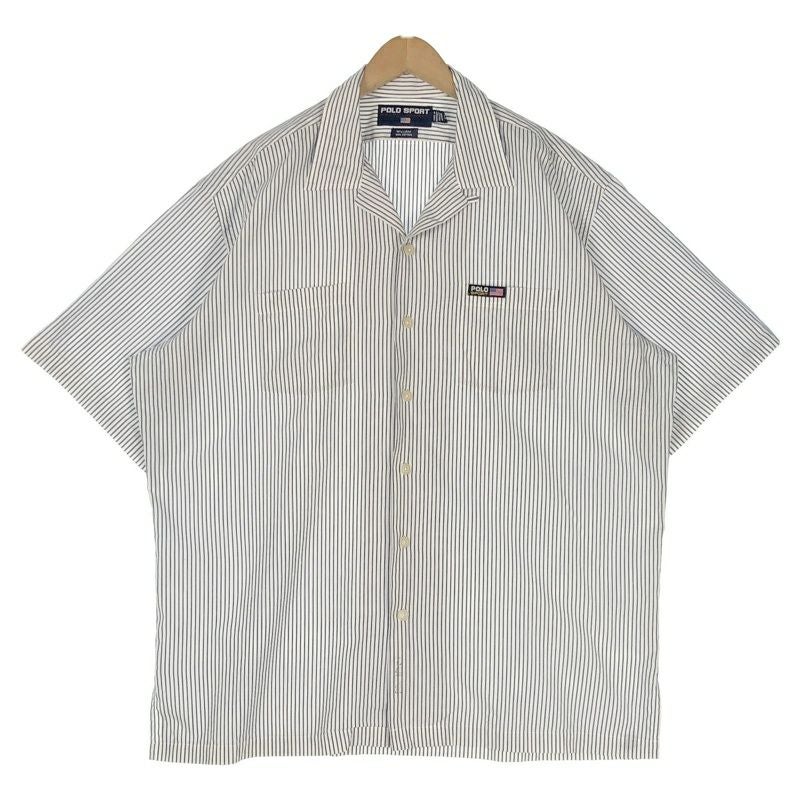 古着 90s 北マリアナ諸島製 POLOSPORT 開襟シャツ