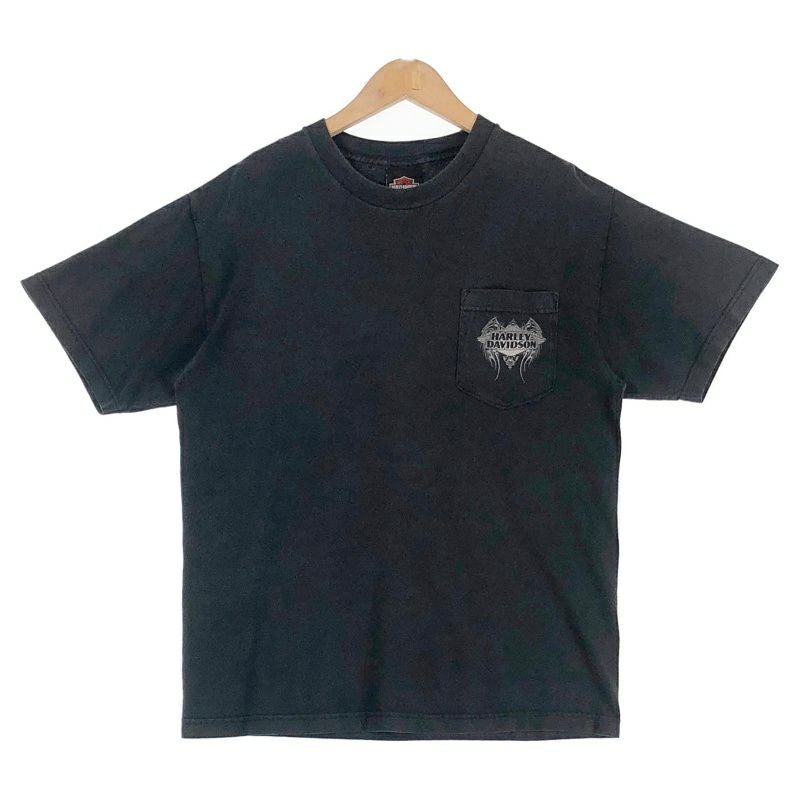 90s HARLEY-DAVIDSON★ハーレーTシャツ XL USA製 ポケT 古着 90s USA製 HARLEY-DAVIDSON ポケットTシャツ | Flamingo Online