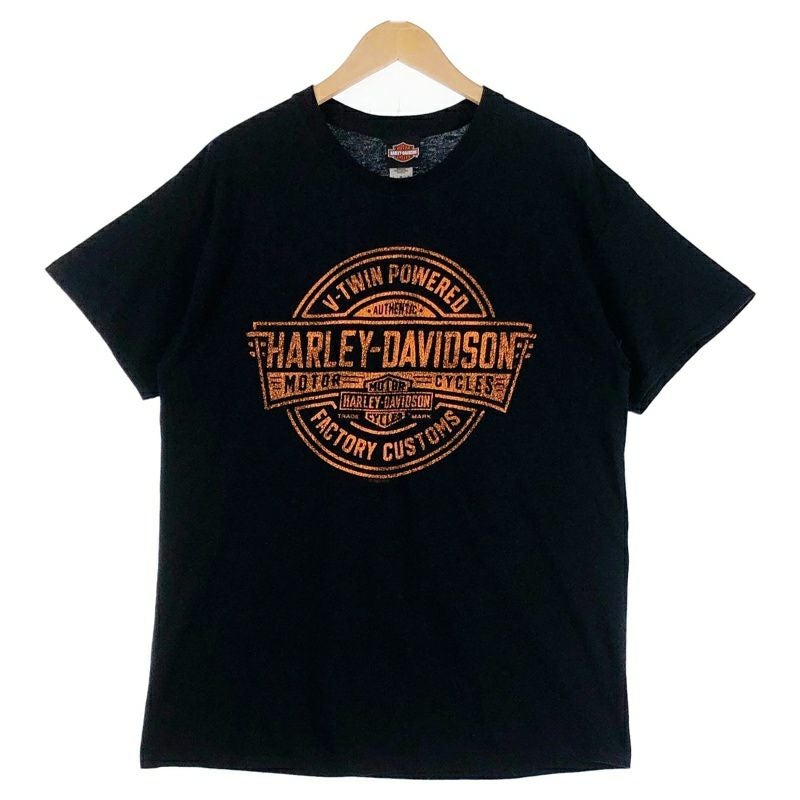 古着 HARLEY-DAVIDSON ロゴ刺繍Tシャツ | Flamingo Online 古着屋