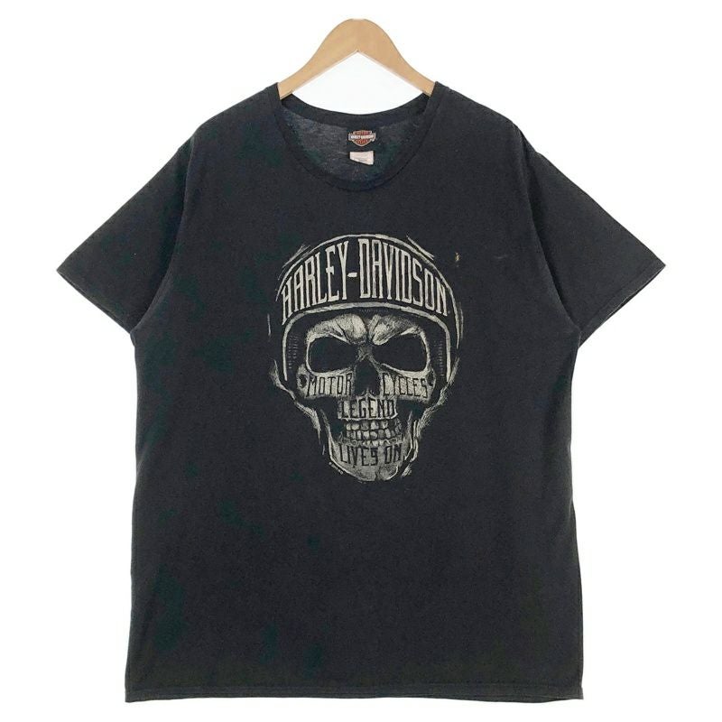古着 HARLEY-DAVIDSON スカル プリント Tシャツ | Flamingo Online