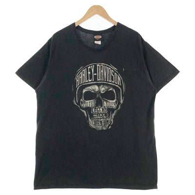 古着 HARLEY-DAVIDSON スカル プリント Tシャツ | Flamingo Online 