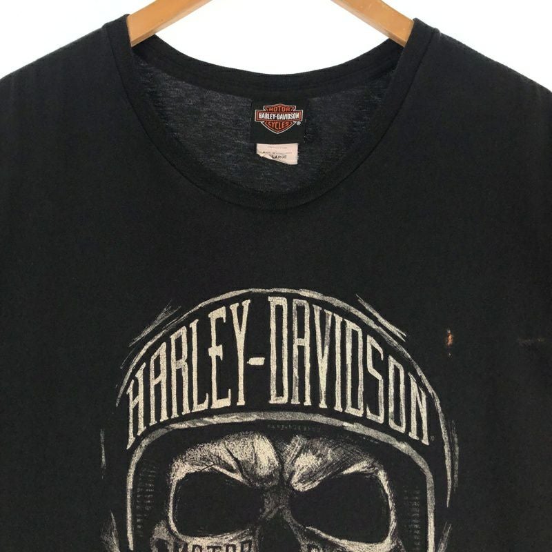 古着 HARLEY-DAVIDSON スカル ビッグプリントTシャツ | Flamingo