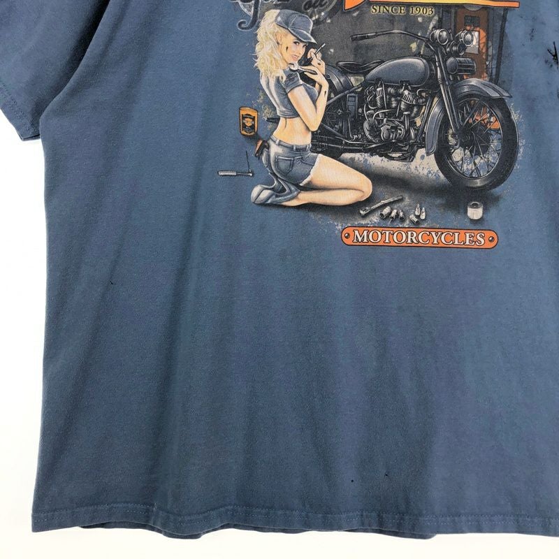 AZJS ハーレー Tシャツ 古着 HARLEY ピンナップガール ハワイ 古着 HARLEY-DAVIDSON ピンナップガール Tシャツ | Flamingo Online
