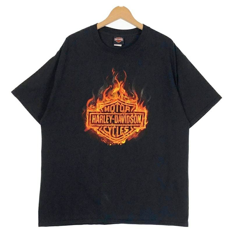 古着 HARLEY-DAVIDSON ファイヤープリントTシャツ | Flamingo Online