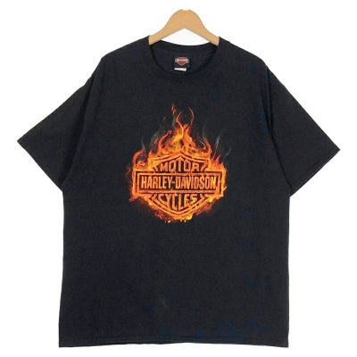 古着]Harley-Davidson タンクトップ XL オレンジ/レッド 古着 USA製 