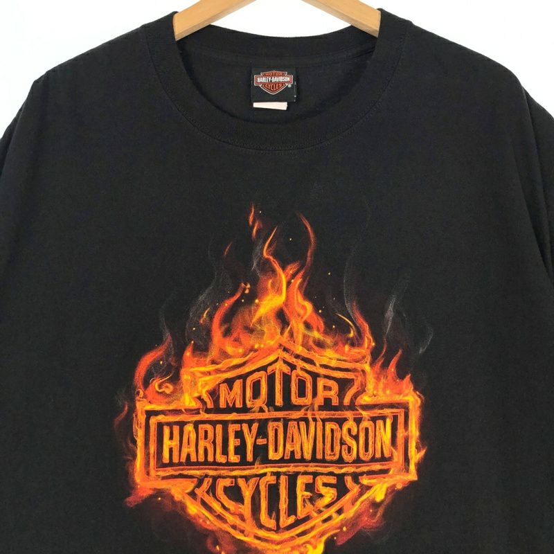 古着 HARLEY-DAVIDSON ファイヤープリントTシャツ | Flamingo Online