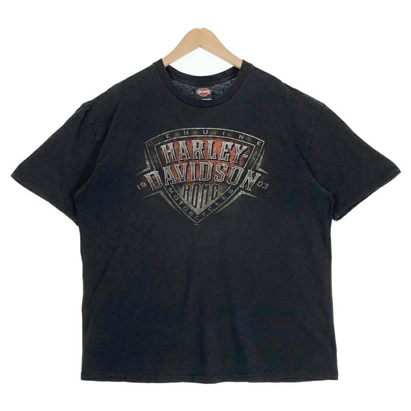 古着ハーレーダビッドソン（Harley-Davidson）黒サイズL 47 Harley Davidson - 古着 ハーレーダビッドソン Harley-Davidson ロング