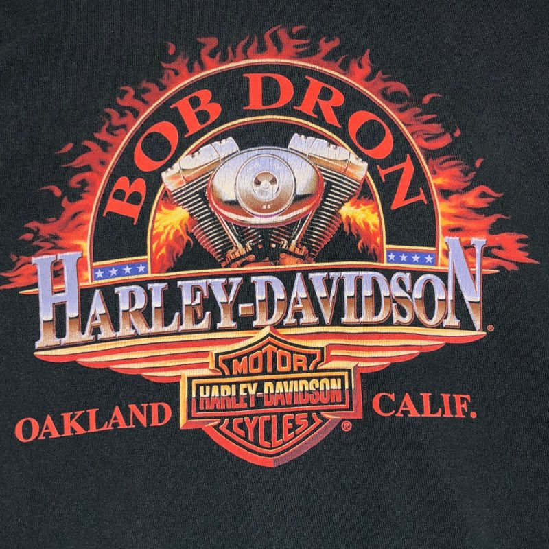 古着 USA製 HARLEY-DAVIDSON 袖プリント ロンT | Flamingo Online 古着