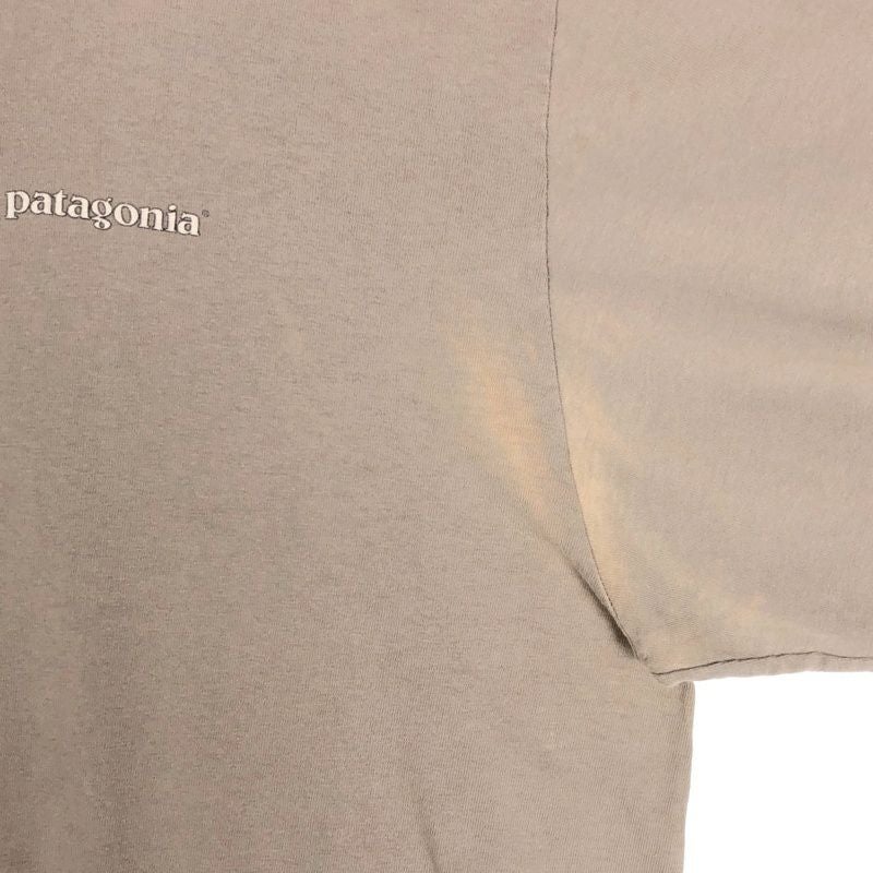patagonia Beneficial T's 長袖　【L】 古着 USA製 90s patagonia Beneficial T's プリントロンT | Flamingo
