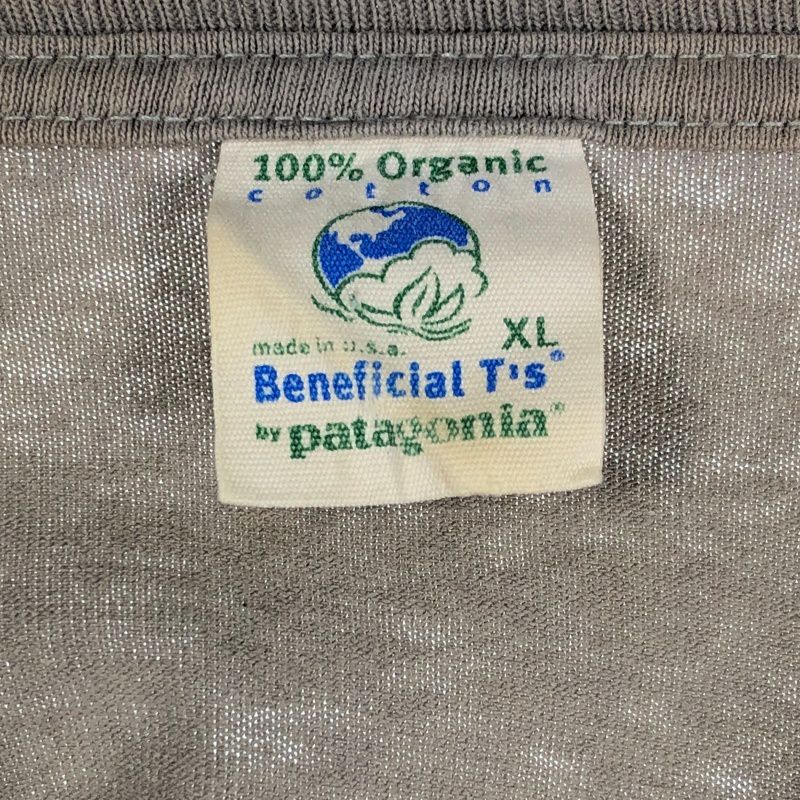 トップス 90s PATAGONIA beneficial 古着 USA製 90s patagonia Beneficial T's プリントロンT | Flamingo