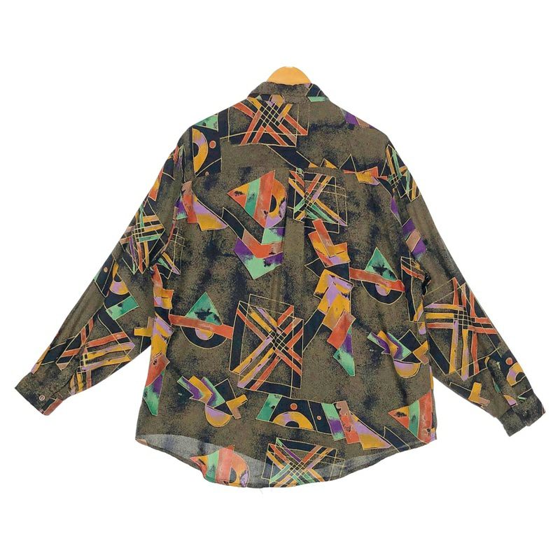 古着 HEYMAN アート柄 長袖シャツ | Flamingo Online 古着屋フラミンゴ 