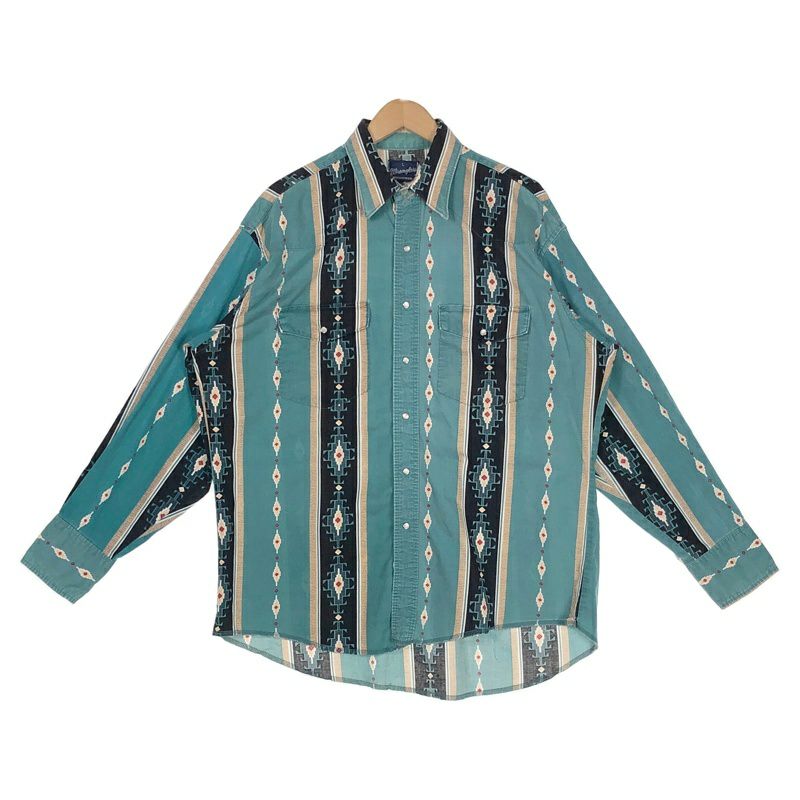 古着 Wrangler ネイティブ柄 ウエスタンシャツ | Flamingo Online 古着