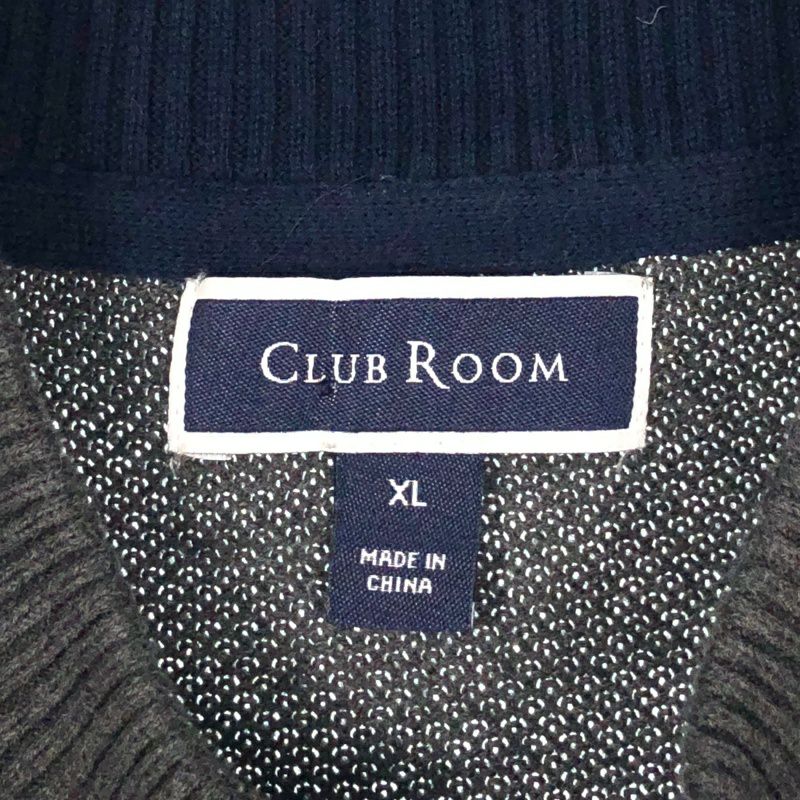 古着のルームユメ 古着 CLUBROOM ハーフジップ コットンニット | Flamingo Online 古着屋