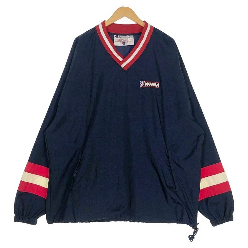 古着 champion WNBA ロゴ ナイロンプルオーバー | Flamingo Online