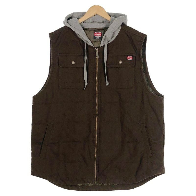 古着 Wrangler フード付 ジップアップベスト | Flamingo Online 古着屋