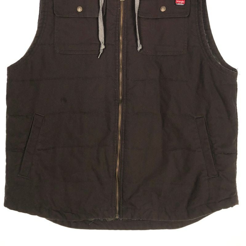 古着 Wrangler フード付 ジップアップベスト | Flamingo Online 古着屋