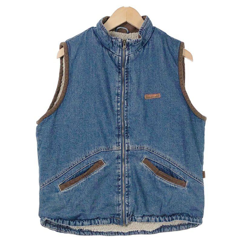 古着 Wrangler 裏ボア デニムベスト | Flamingo Online 古着屋