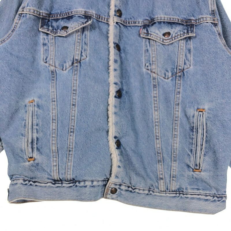 USA製 LEVI’S ワッペンカスタム 裏ボア denim JKT/L 楽天市場】90s Levi's リーバイス 70609 内ボア デニムジャケット M 裏