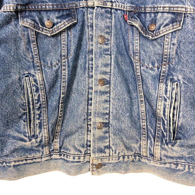 【希少】90s リーバイス70417-9316 ブランケット USA製 真紺 90s USA製 Levi'sリーバイス 70617 ネイティブ柄 ブランケットライナー