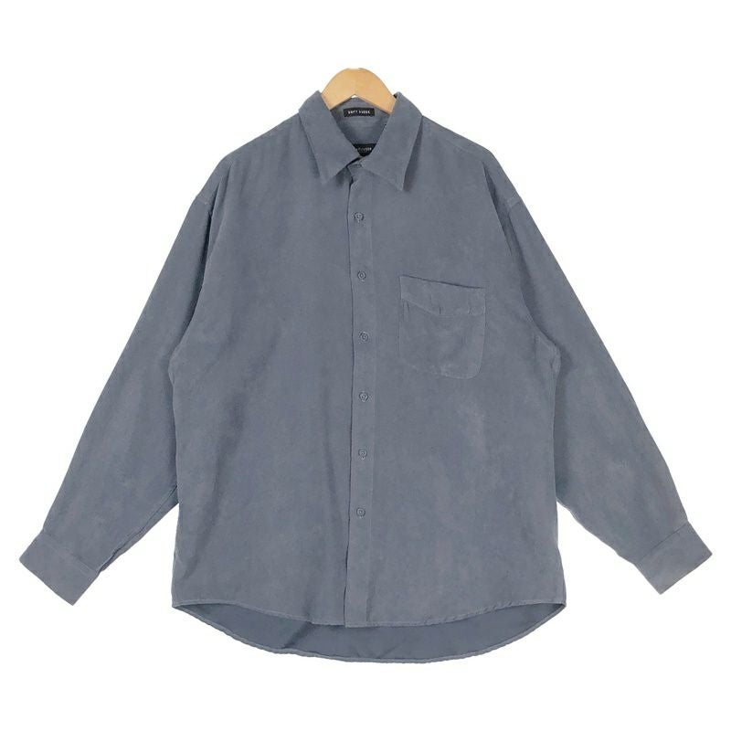 新品未使用 38万 AJMONE ラムスキン スエードシャツ 古着 VANHEUSEN フェイクスエードシャツ | Flamingo Online 古着屋