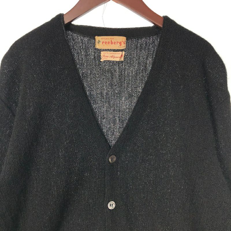 古着 60s vintage ”BLACK”カラー カーディガン | Flamingo Online 古着