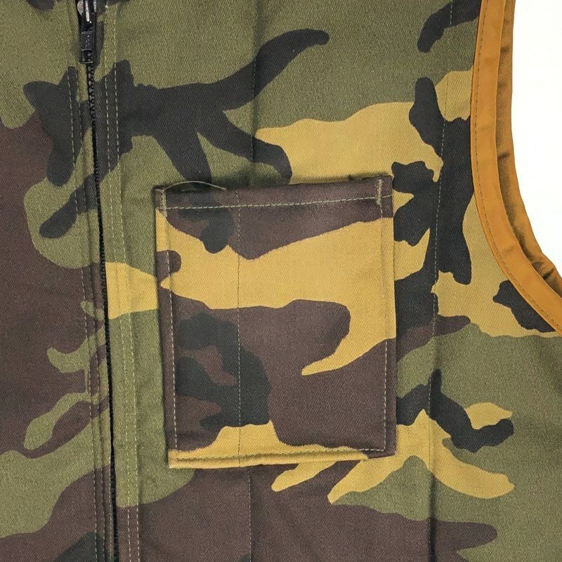 ®*︎様 SAFTBAK カモフラージュ ベスト 古着 USA製 SAFTBAK カモ柄 ベスト | Flamingo Online 古着屋