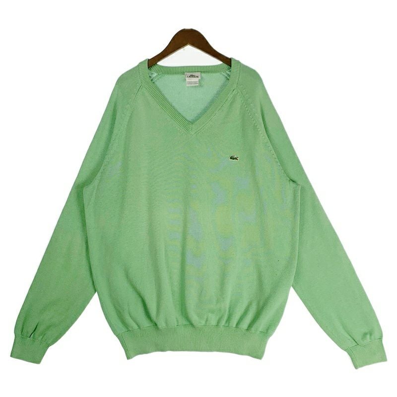 古着 LACOSTE ワンポイント Vネックニット | Flamingo Online 古着屋