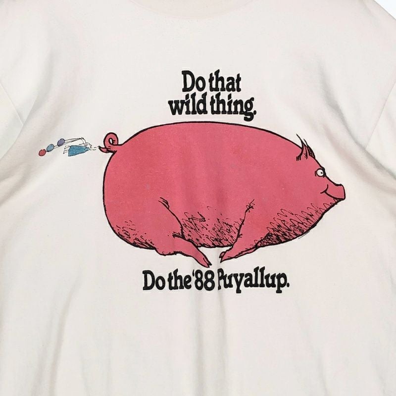 00s Bobby G’s 大判 アニマルプリントTシャツ L Pig 古着 古着 90s アニマル プリントTシャツ | Flamingo Online 古着屋