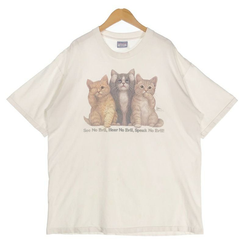 古着 90s USA製 ONEITA ネコプリントTシャツ | Flamingo Online 古着屋