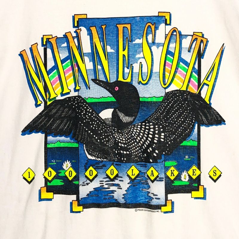 ヴィンテージTシャツ フラミンゴ アート系 古着 00s 90s 古着 90s USA製 MINNESOTA Tシャツ | Flamingo Online 古着屋