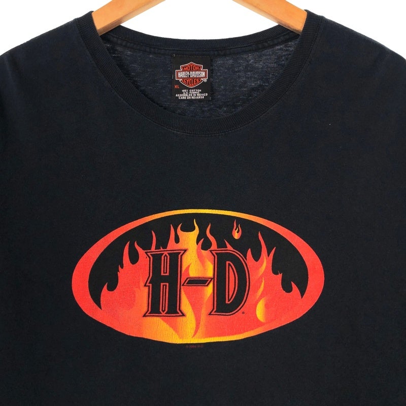 古着 HARLEY-DAVIDSON フレイムプリント ロンT | Flamingo Online 古着