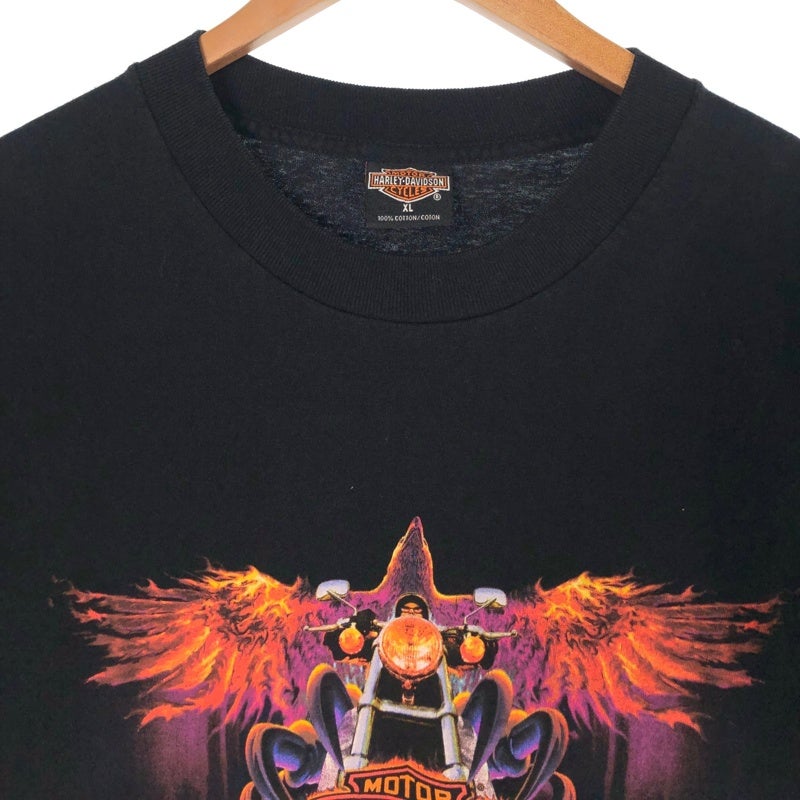 古着 USA製 HARLEY-DAVIDSON コンドル プリント Tシャツ | Flamingo