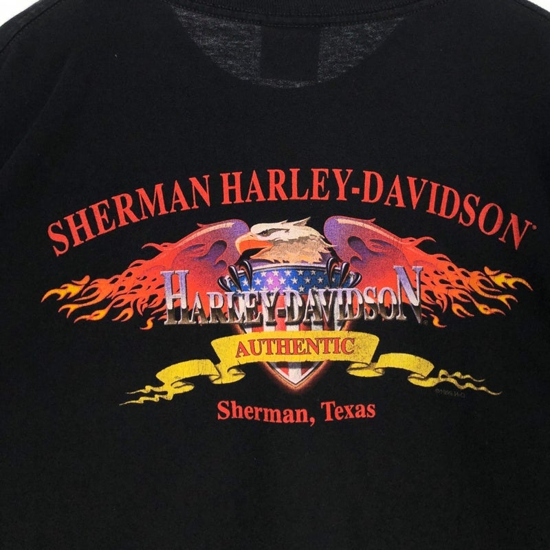 古着 USA製 HARLEY-DAVIDSON コンドル プリント Tシャツ | Flamingo