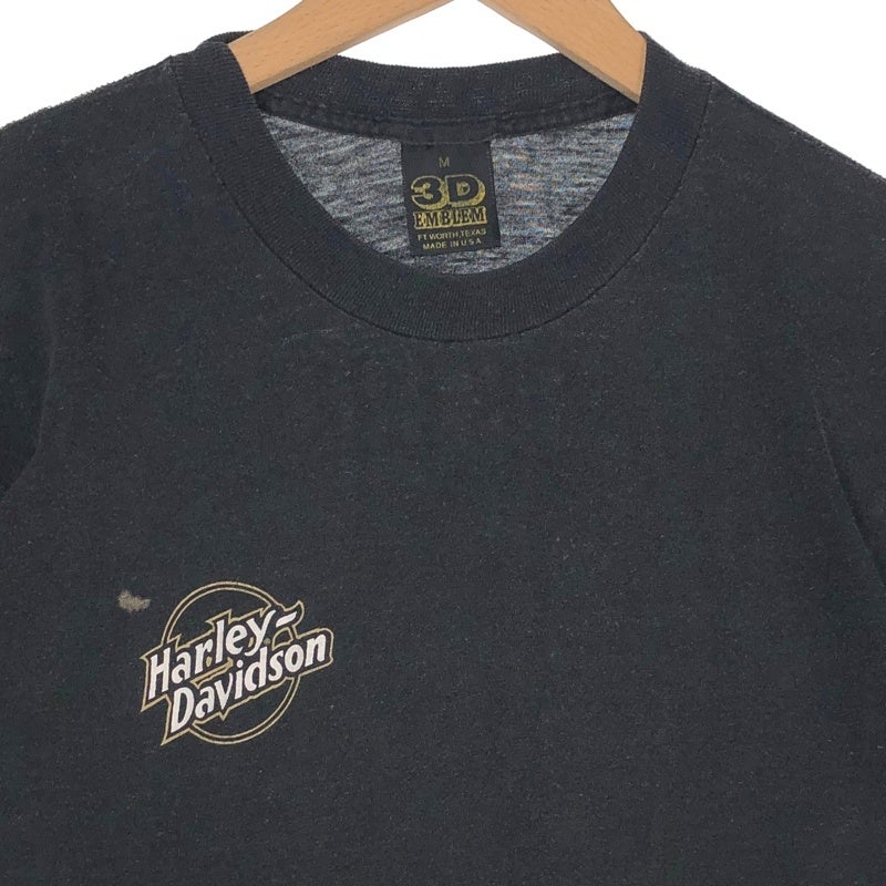 古着 80s USA製 HARLEY-DAVIDSON 3Dエンブレム Tシャツ | Flamingo