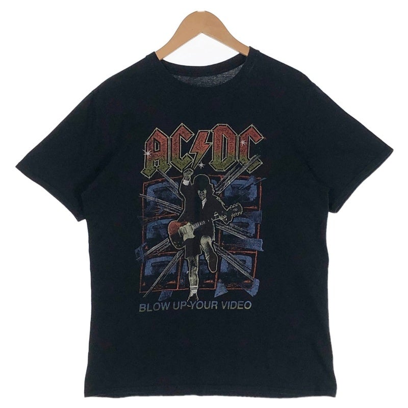 【美品/希少】AC/DC 古着 バンドT ツアーT ビンテージ 川上洋平氏着用 通販 acdc バンド t 古着 ACDC BlowUpYourVideo バンドTシャツ