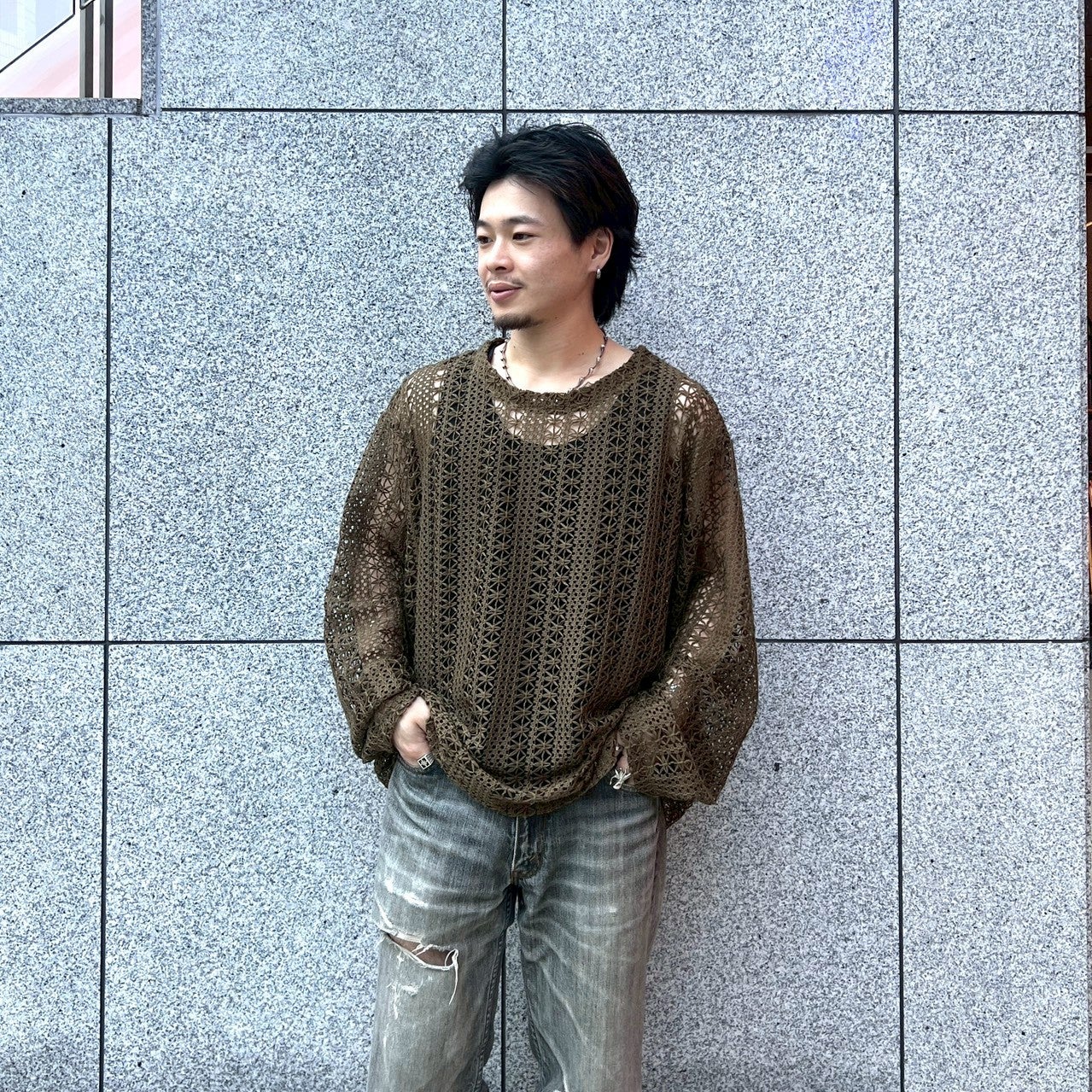 FAFATT ツイード ワイドハーフパンツ | Flamingo Online 古着屋
