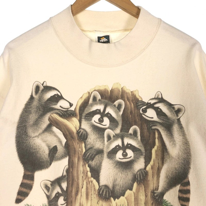 古着 90s USA製 アライグマプリント ロングTシャツ | Flamingo Online