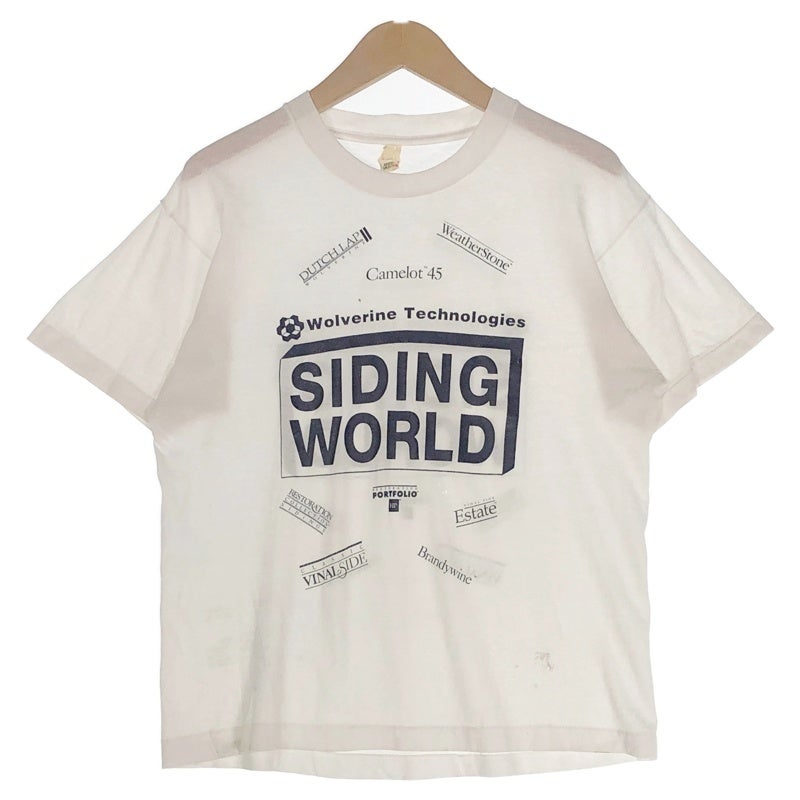 80s USA製 SCREENSTARS 企業ロゴ Tシャツ