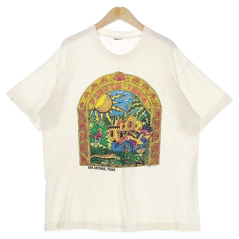 古着 90s TEXAS アート プリントTシャツ | Flamingo Online 古着屋